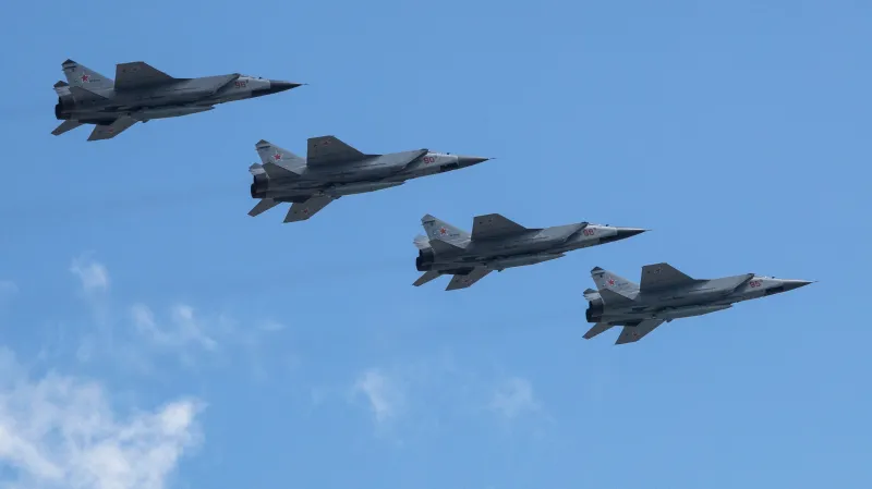 Ruské letouny MiG-31 schopné nést rakety Kinžal