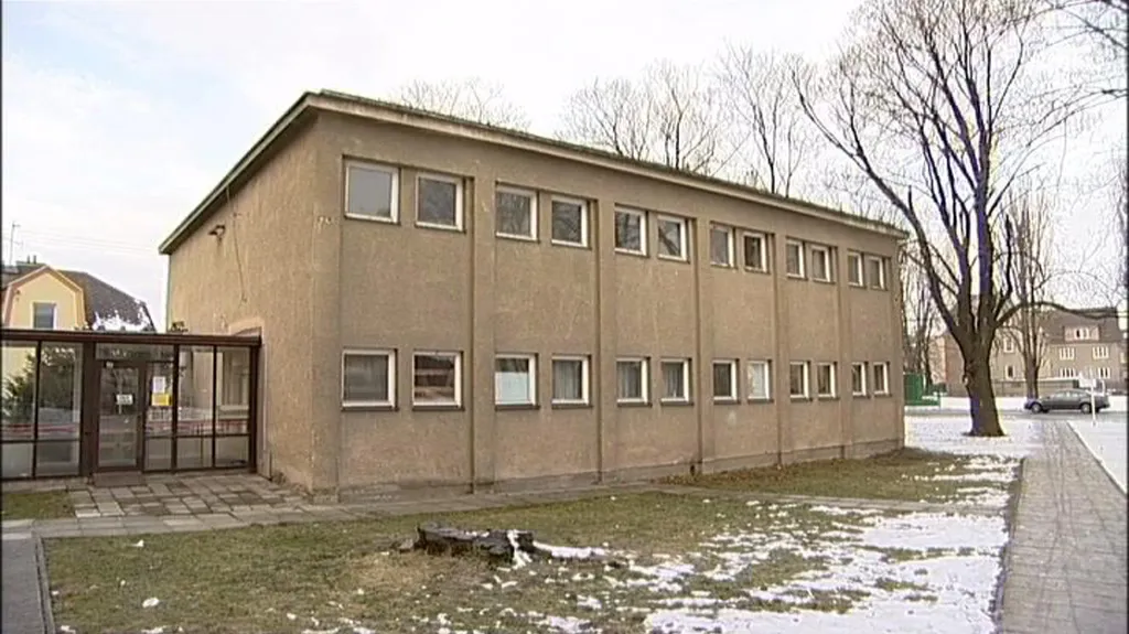 Tělocvična u základní školy v Krnově