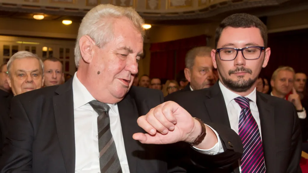 Miloš Zeman a Jiří Ovčáček
