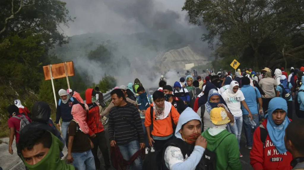 Protest mexických studentů