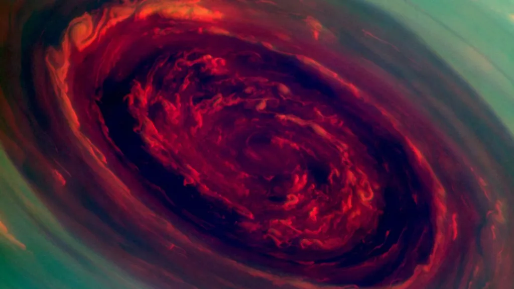 Hurikán na Saturnu