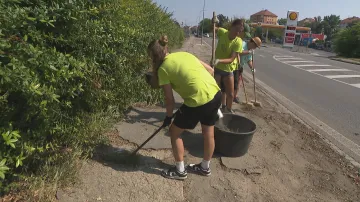 Studenti uklízí Hodonín