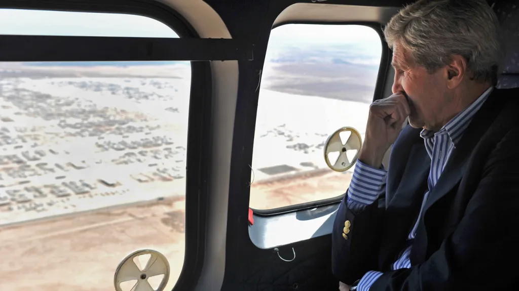 John Kerry na návštěvě Jordánska