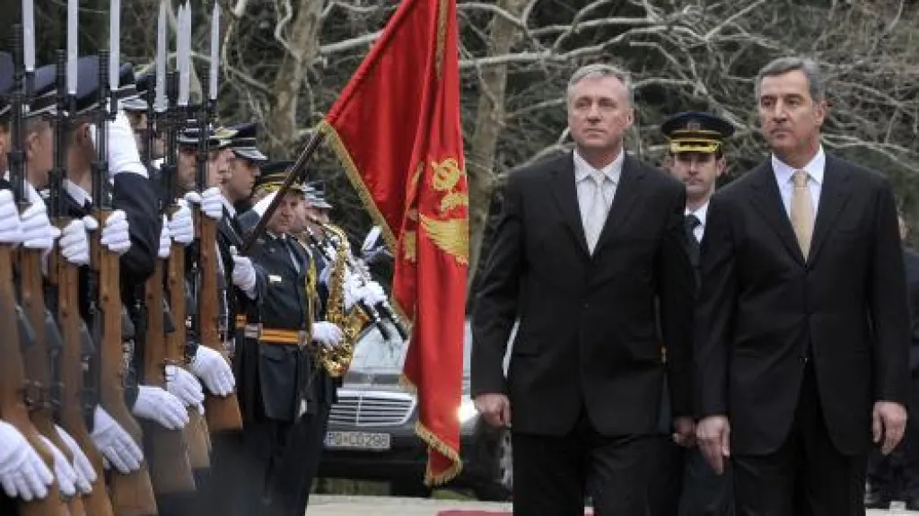 Mirek topolánek na návštěvě Černé Hory