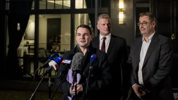 Petr Macinka, Filip Turek a Boris Šťastný