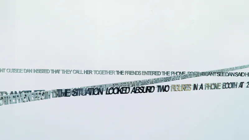 Z výstavy Ján Mančuška: Čas Příběh Prostor