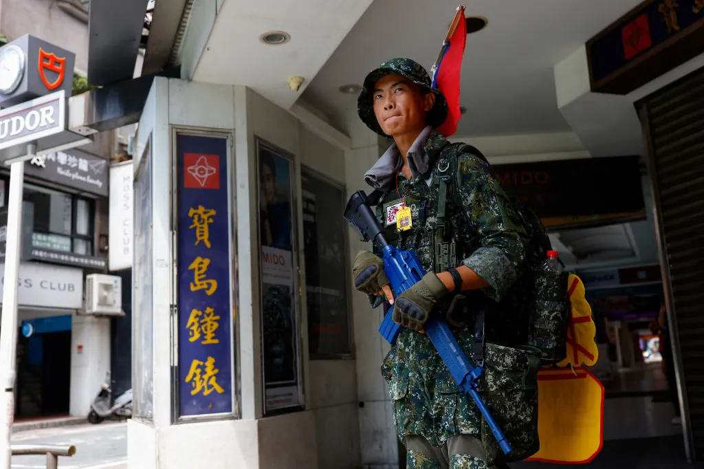 Tsai Tsung-lin prochází tchajwanským městem Ťi-lung
