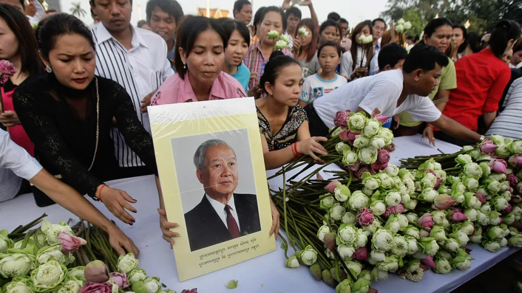 Kambodža truchlí za bývalého krále Norodoma Sihanuka