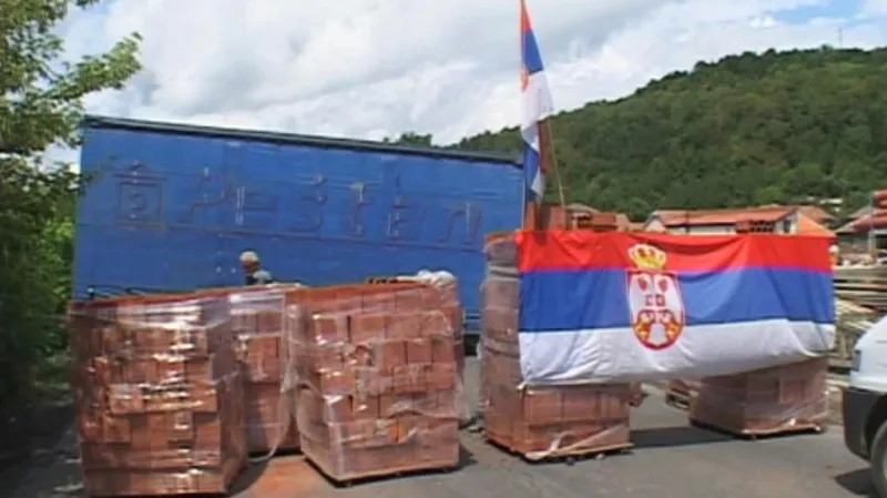 Barikády na kosovsko-srbské hranici