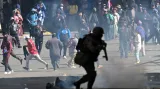 Protesty ve městě La Paz