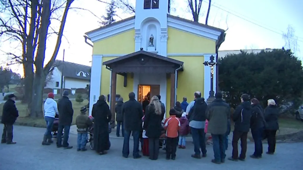 Novoroční bohoslužba v samostatné Krhové