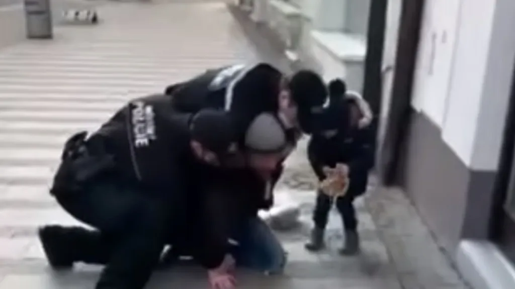 Zásah strážníků v Uherském Hradišti