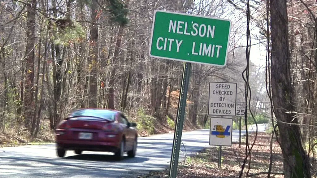 Městečko Nelson v Georgii