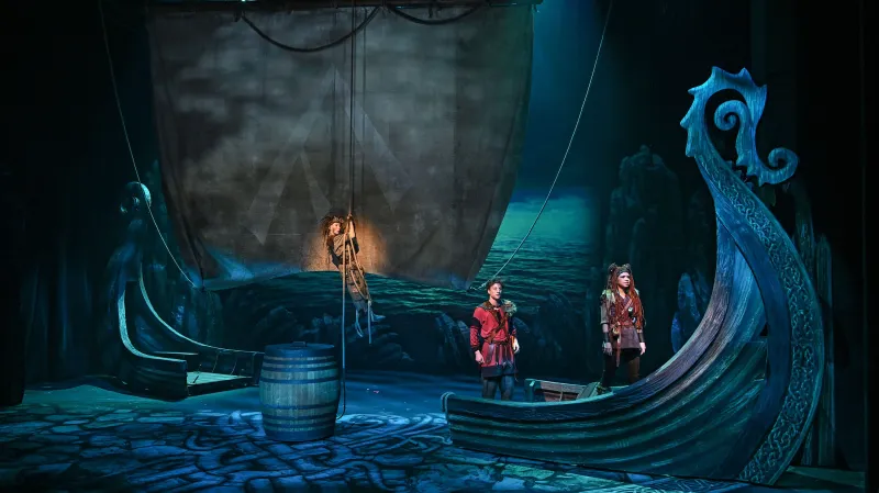 Z muzikálu ViK!NG v Městském divadle Brno