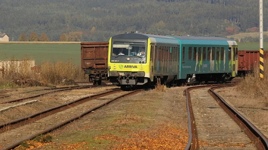 Vlak v Jevíčku