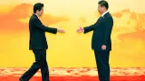 Prezident Si Ťin-pching a premiér Šinzó Abe