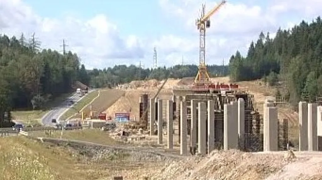Výstavba silnice