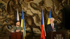 Tisková konference Pavla a Zelenského