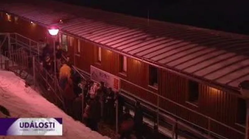 Arktický mráz v Praze