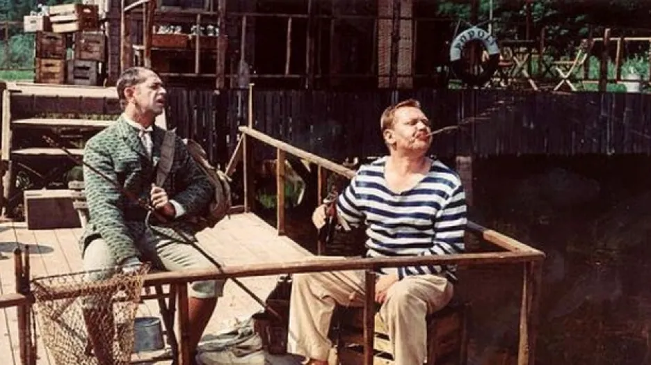 Vlastimil Brodský a Rudolf Hrušínský st. ve filmu Rozmarné léto