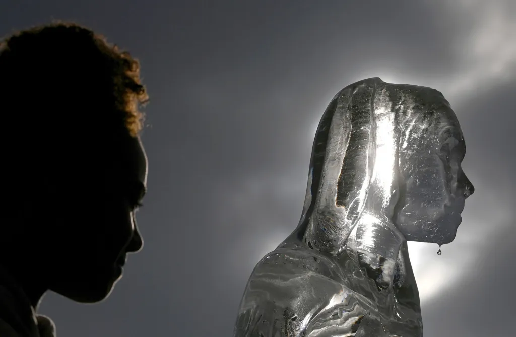 Mezinárodní nevládní organizace WaterAid, která se zabývá ochranou vodních zdrojů, pořádá veřejné kampaně, během kterých nechává roztávat sochy (portréty) lidí vytvořené z ledu. Organizace tímto symbolicky ukazuje na tání ledovců, které v současnosti velmi zrychluje