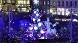 Vánoční strom v centru Brna