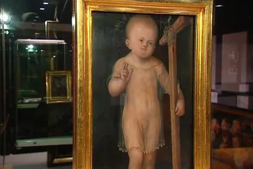 Dojemné Cranachovo Jezulátko žehná ze Šternberského paláce