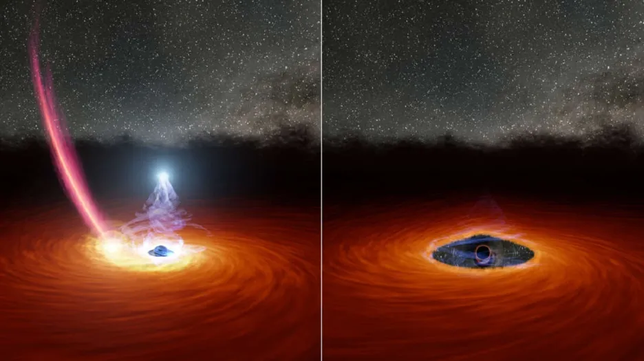 Mizení černé díry