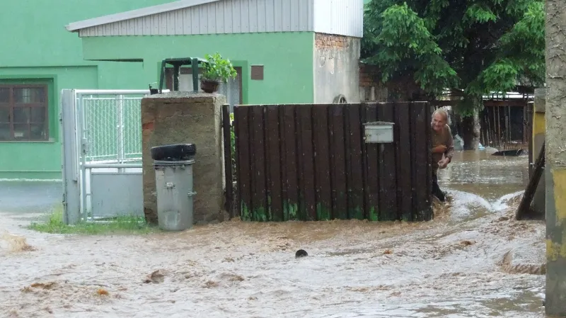 Blesková povodeň v Lubenci