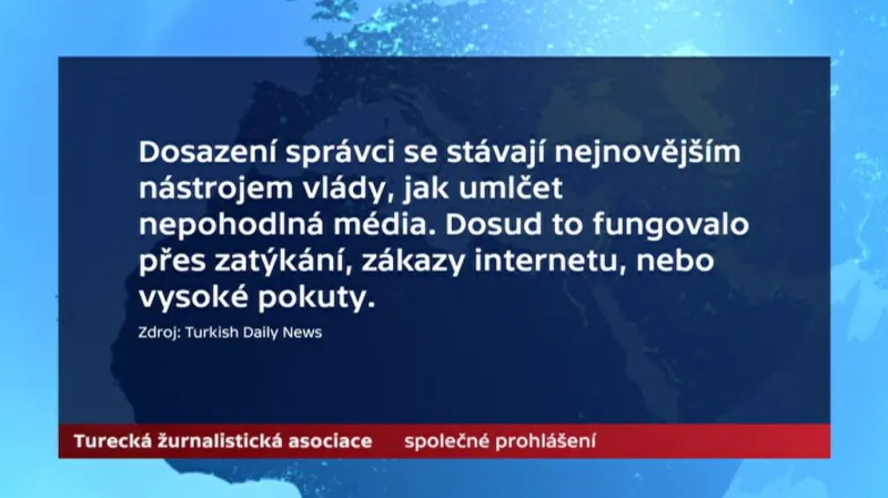 Turecká váda přebírá opoziční noviny