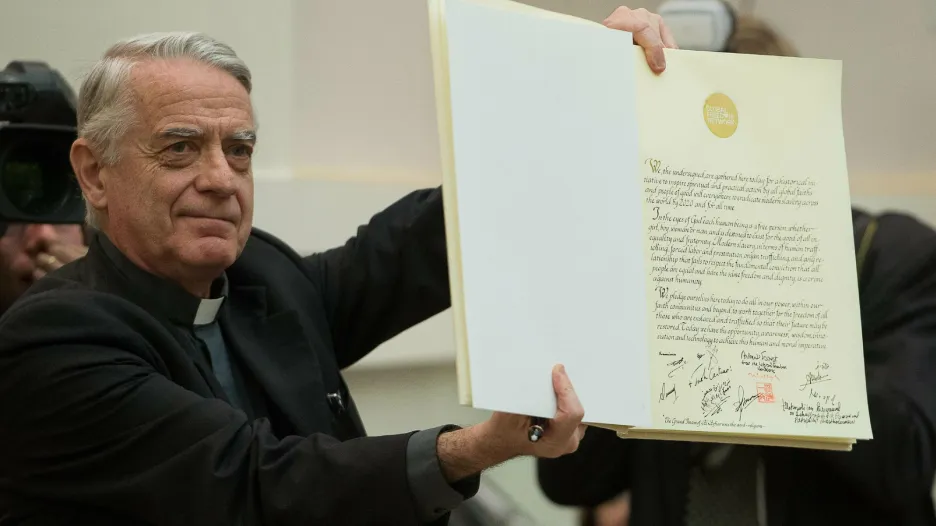 Představitelé církví podepsali deklaraci proti otroctví