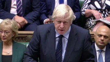 Projev Borise Johnsona v parlamentu