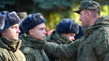 Ilustrační foto: Ruští branci v Batajsku v Rostovské oblasti (říjen 2025)