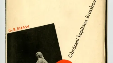 George Bernard Shaw, Obrácení kapitána Brassbounda, typografie a obálka Ladislav Sutnar, 1932