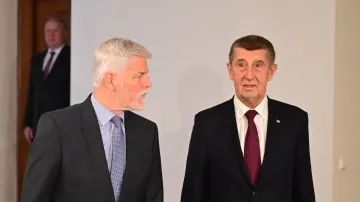 Prezident Petr Pavel a premiér Andrej Babiš