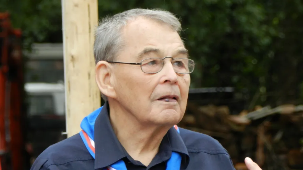 Jiří Navrátil, nositel nejvyššího vyznamenání Světové organizace skautského hnutí Bronzový vlk