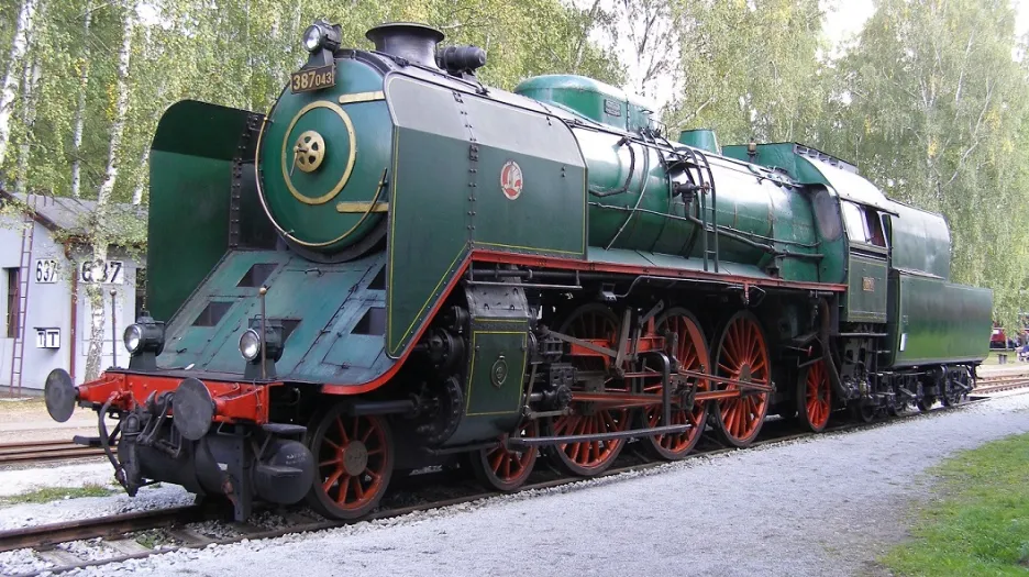 Muzejní lokomotiva