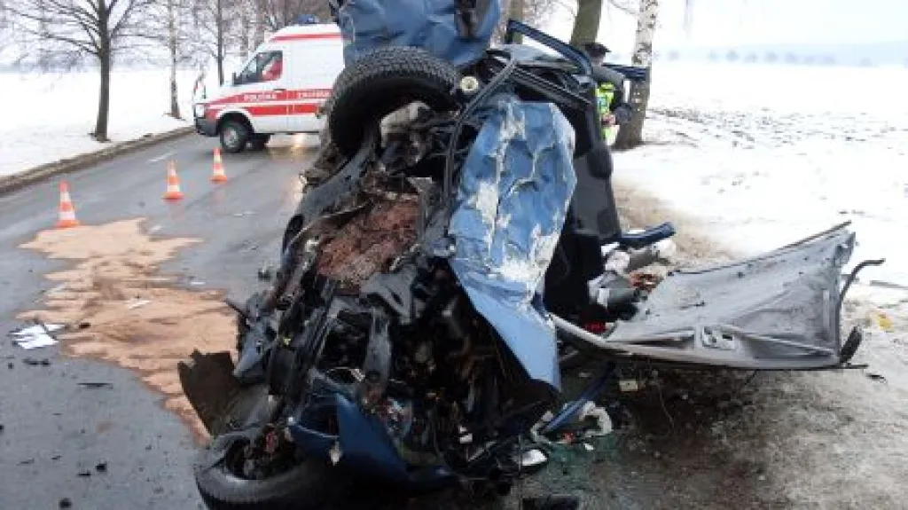 Vrak auta po nehodě