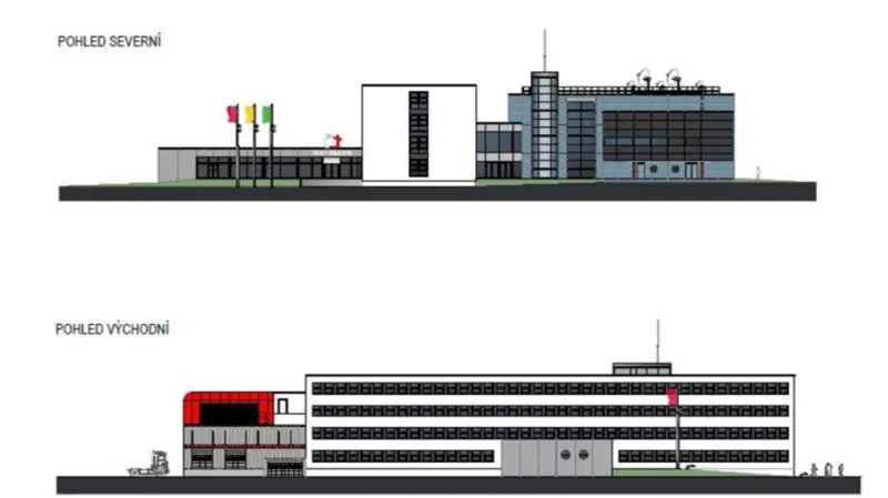 Vizualizace nového studia ČT Brno
