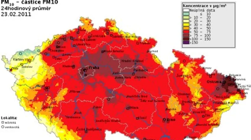 Znečistěné ovzduší