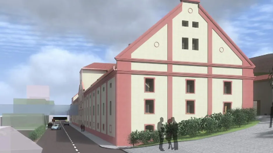 Vizualizace opraveného pivovaru