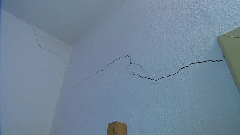 Libuše Kadlecová má v domě praskliny