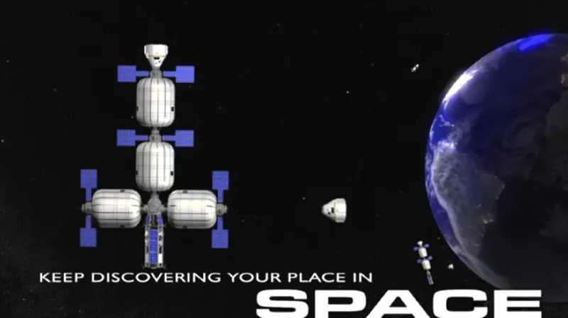 Propojením nafukovacích modulů by měly vznikat vesmírné hotely