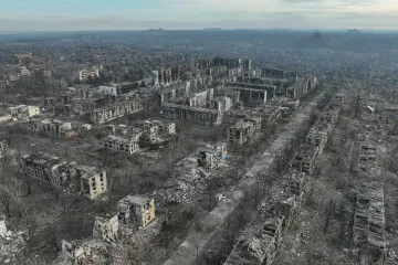 Ukrajinci ukázali dronové záběry zničeného Torecku