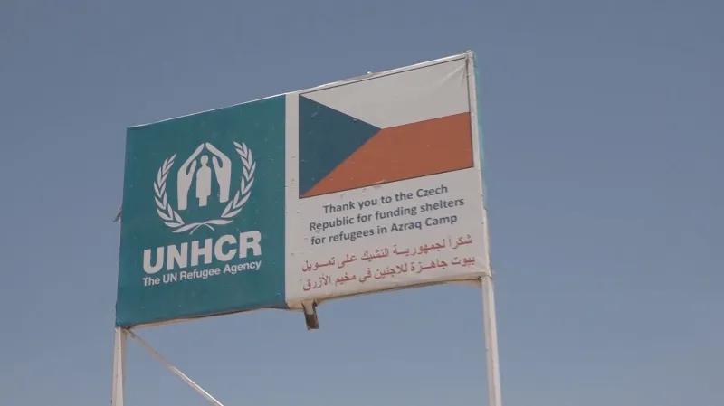 Český podpis v táboře Al Azraq