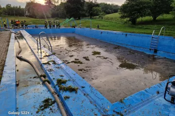 Valašské Klobouky zasáhla blesková povodeň