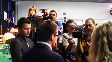 Ondřej Liška na sjezdu Strany zelených