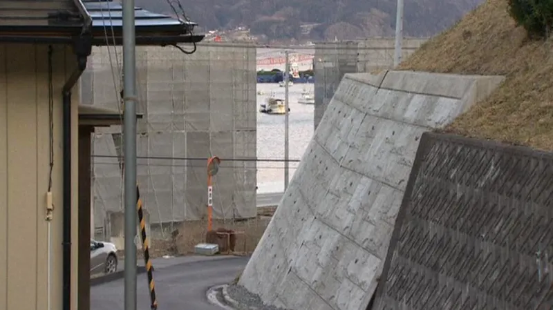 Tsunami má zastavit speciální betonová zeď