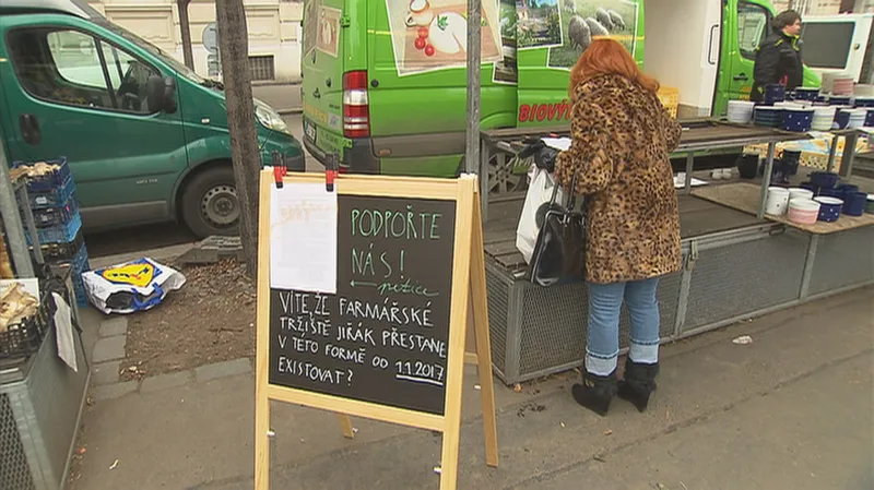 Petice proti změně provozovatele farmářských trhů na Jiřáku
