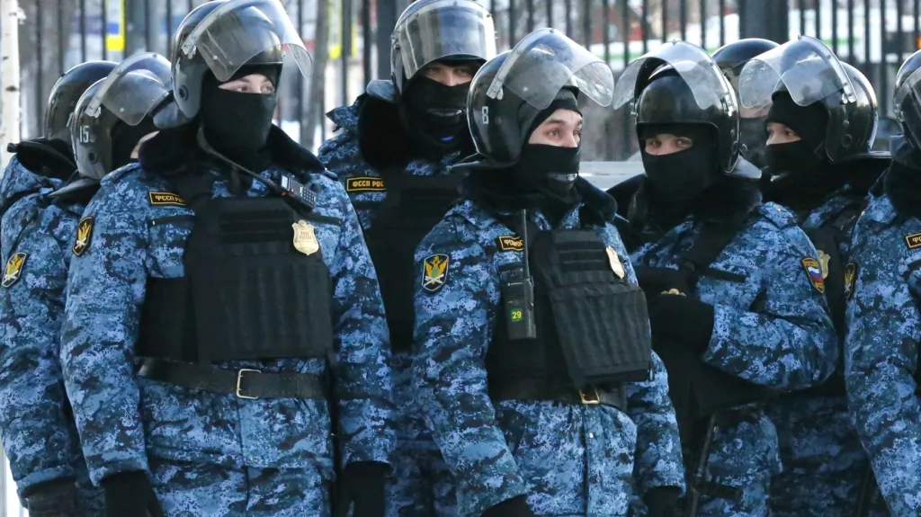 Justiční policie vyčkává příjezd Navalného